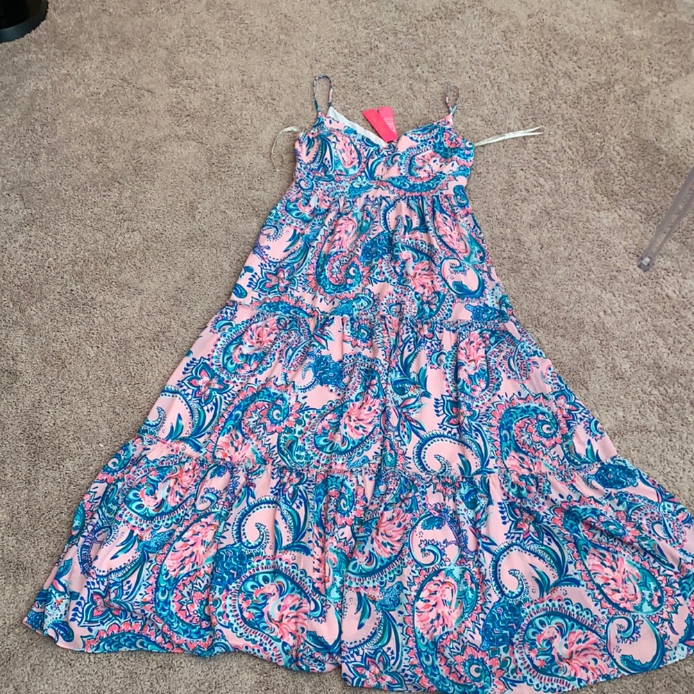 NWT Lilly Pulitzer Melody Maxi Dress Size 16